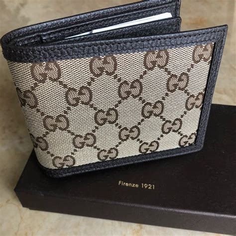 gucci trifold wallet wallet|Gucci bifold wallet men.